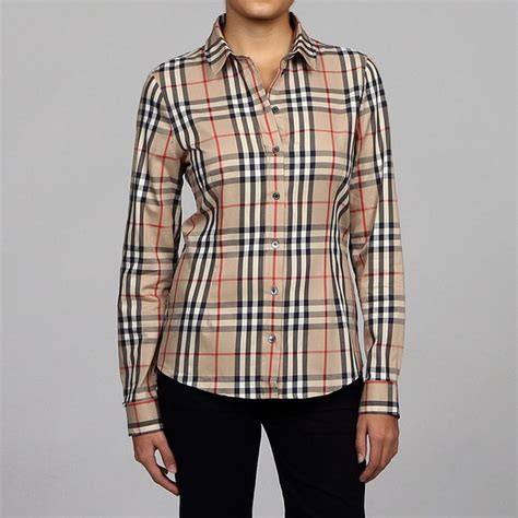 burberry blouse sale|burberry long sleeve shirt women's.